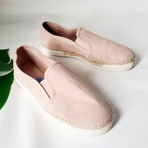 Vince Camuto TAMBIE Slip On Leather Platform Loafers Sz 6.5